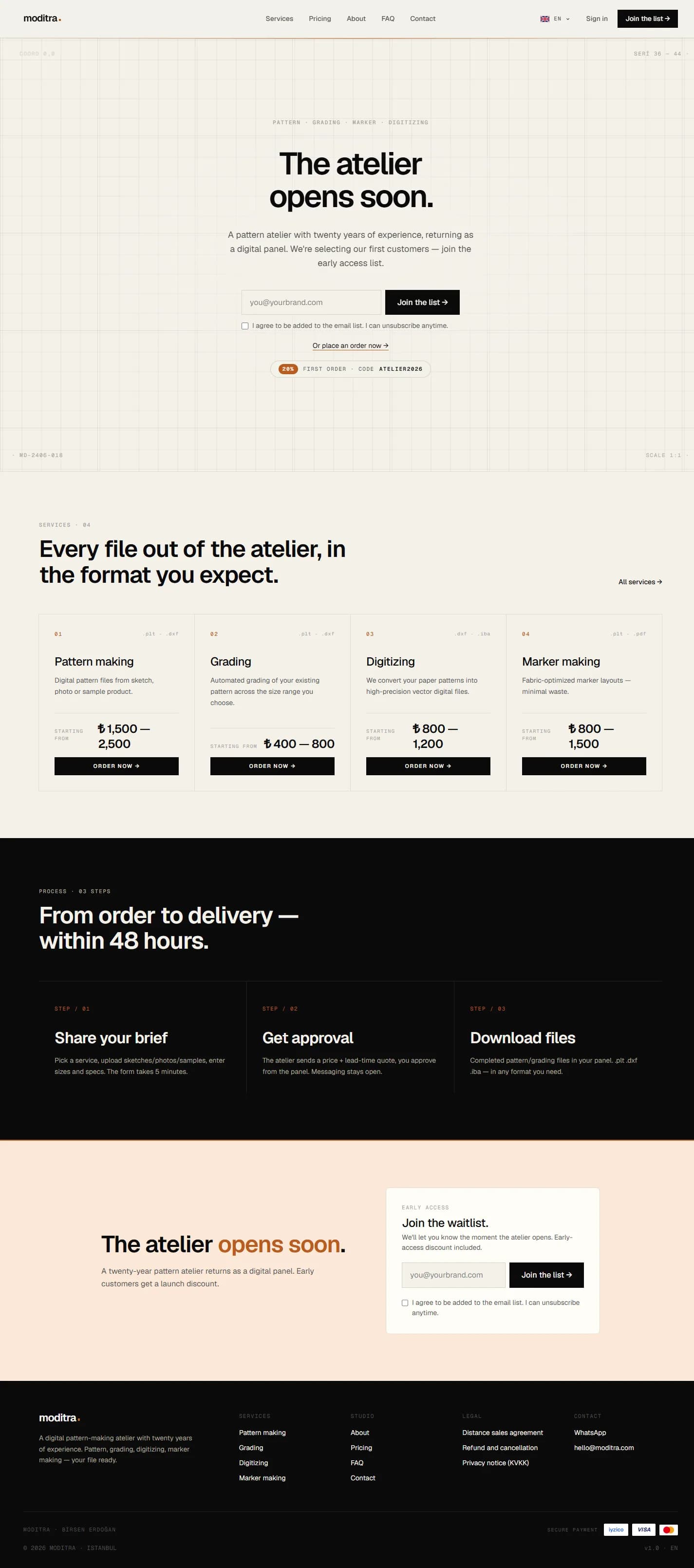 Moditra — marketing full