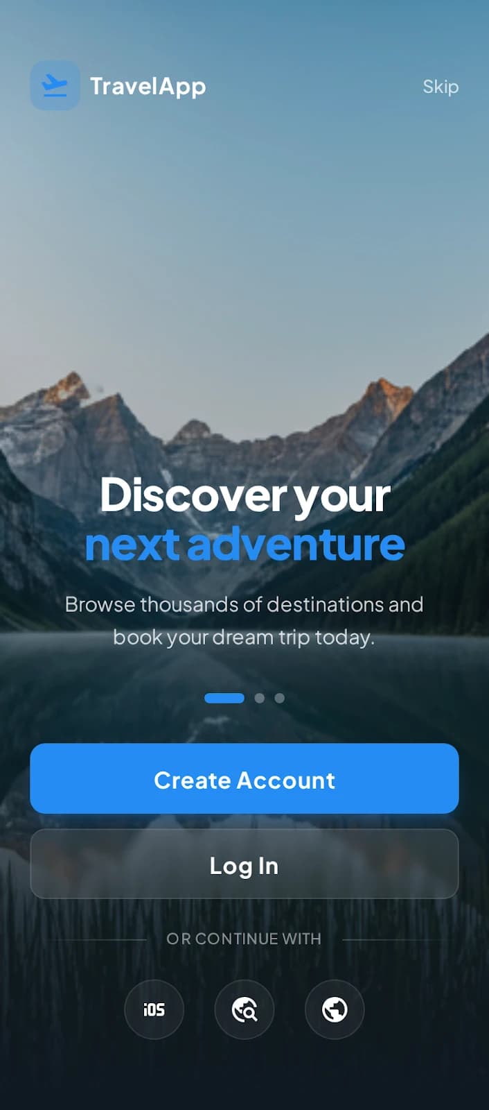 Wanderlust — Concept · Mobile App · Praxvon case study