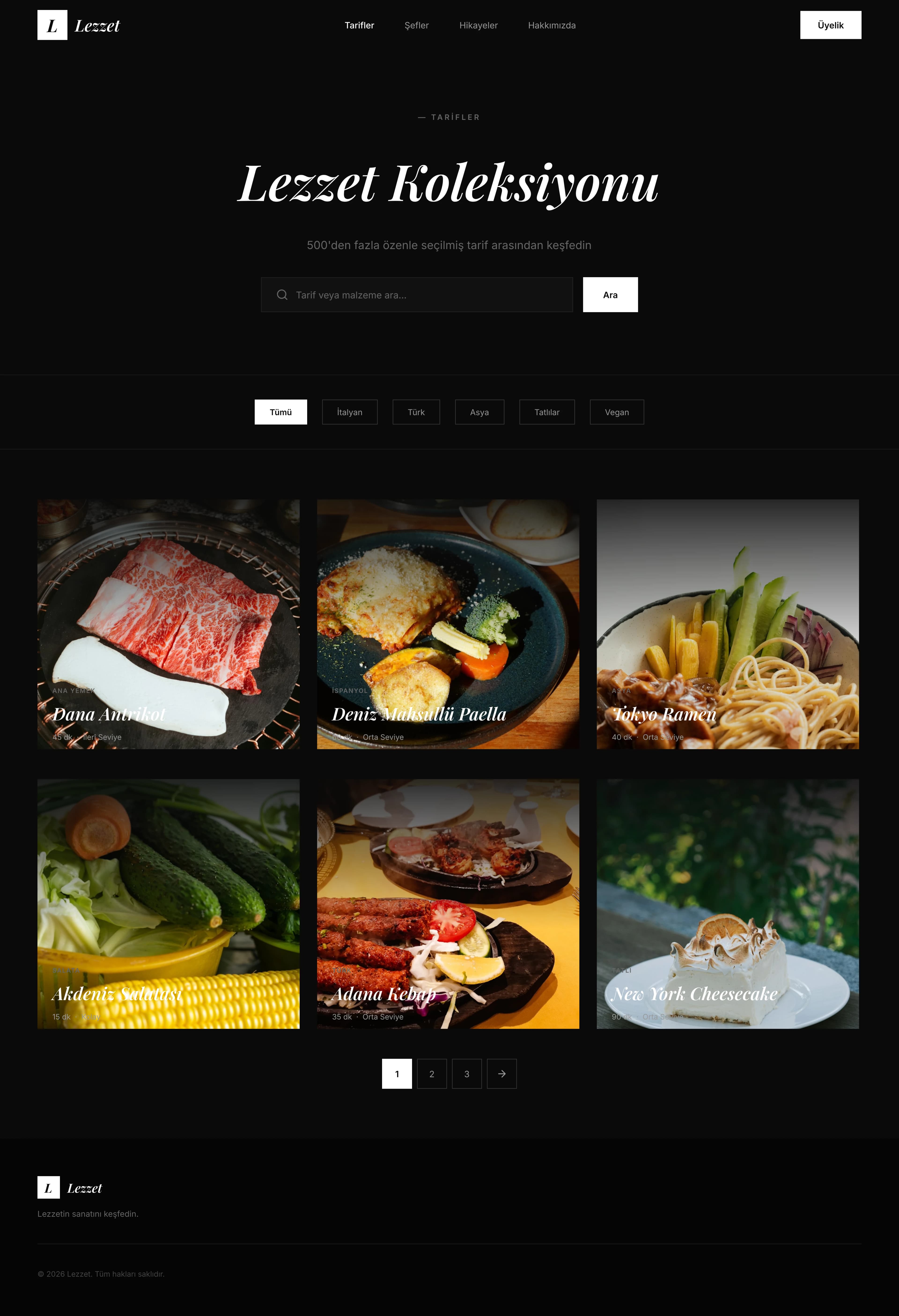 Lezzet Mutfağı — recipes
